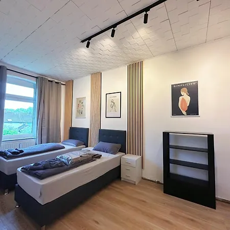 2 Schlafenzimmer 5 Betten Duisburg Exterior foto
